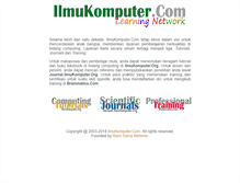 Tablet Screenshot of ilmukomputer.com